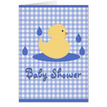 Baby Shower Ducky Invitation Cards