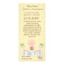 Baby Shower Favour Business Brochure Rack Cards