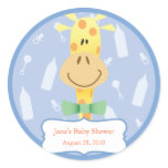 Baby Shower Favour Labels - Giraffe