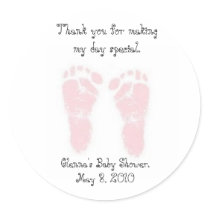 Baby Shower Favour Stickers