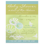 Baby Shower Flowers and Bees Flyer