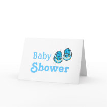 Baby shower for baby boy card