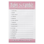 Baby Shower Game - Baby Word Scramble