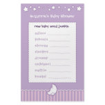 Baby Shower Game - Word Jumble Custom Stationery