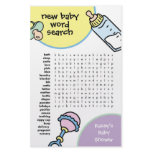 Baby Shower Game - Word Search