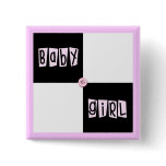 Baby Shower Girl buttons