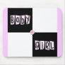 Baby Shower Girl Mouse Mats