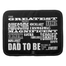 Baby Shower Greatest Best Future Fathers Dad to Be Folio Planner
