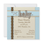 Baby Shower in Plaid invitations