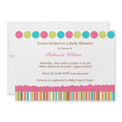 Baby Shower Invitation by eventfulcards