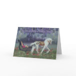 Baby Shower Invitation card fantasy Fairy