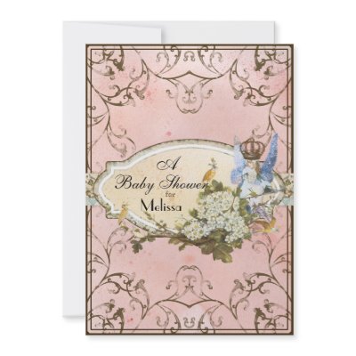 Baby Shower Invitation - Enchanted Faerie Princess by AudreyJeanne