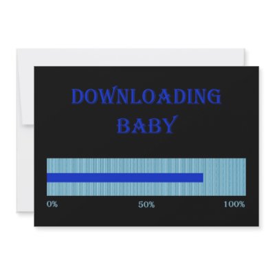 Baby shower invitation Expecting a baby pregnant by GOLDENJACKAL