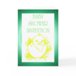 Baby Shower Invitation Expecting baby chick cards