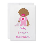 Baby Shower Invitation for African american baby