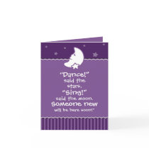 Baby Shower Invitation - Moon and Stars