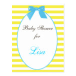 Baby shower Invitation Post Cards