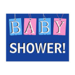 Baby Shower Invitation Postcard
