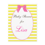 Baby shower Invitation postcards