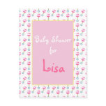 Baby shower Invitation postcards