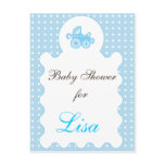 Baby shower Invitation postcards