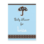 Baby shower Invitation postcards