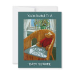 BABY SHOWER INVITATION: TEDDY BEAR ART