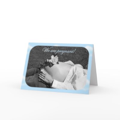 Baby shower invitation We are pregnant by GOLDENJACKAL