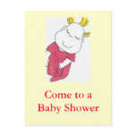 baby shower invite postcards