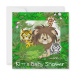 BABY SHOWER Jungle ZOO Invitations NEUTRAL