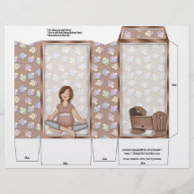 Baby Shower Pinch Box Party Favours Pregnant Flyer Design