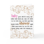 Baby Shower Pink Card