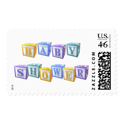 Baby Shower postage stamps by maternity_tees