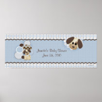 Baby Shower Puppy Banner