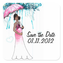 Baby Shower Save the Date Stickers
