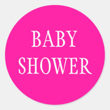 BABY SHOWER STICKER