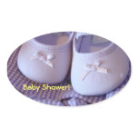 Baby Shower stickers Lavender Girls Shoes