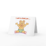 Baby Shower Thank You Card