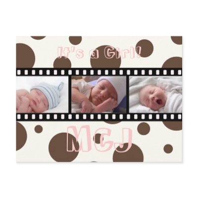 Baby Shower Thank you postcards insert your photos by Classic_Events