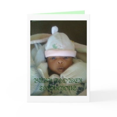 BABY SHOWER THANKYOU CARDS by hesbon1
