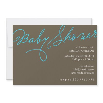 Baby Shower (Today's Best Award) Custom Invite by fancybelle