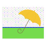 BABY SHOWER UMBRELLA POLKA POST CARDS