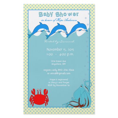 Baby Shower Under the Sea Oh Joy A Baby Boy by samack