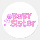 Baby Sister Round Sticker