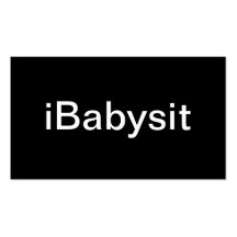 Baby Sitter Business Card