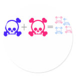 baby skulls sticker