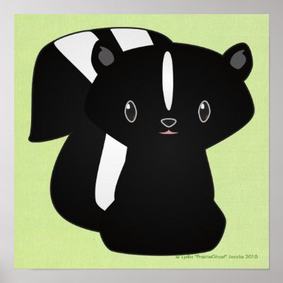 Baby Skunk Print by ShoppingforBaby