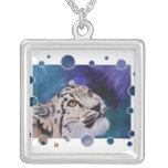 Baby Snow Leopard Bubbles Necklace