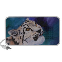 Baby Snow Leopard Doodle Speaker