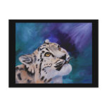 Baby Snow Leopard Postcard